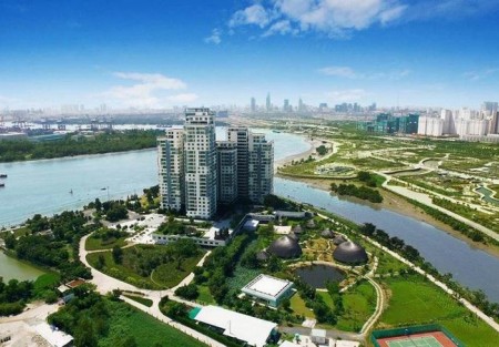 Giá trị căn hộ Đảo Kim Cương đến từ vị trí ven sông