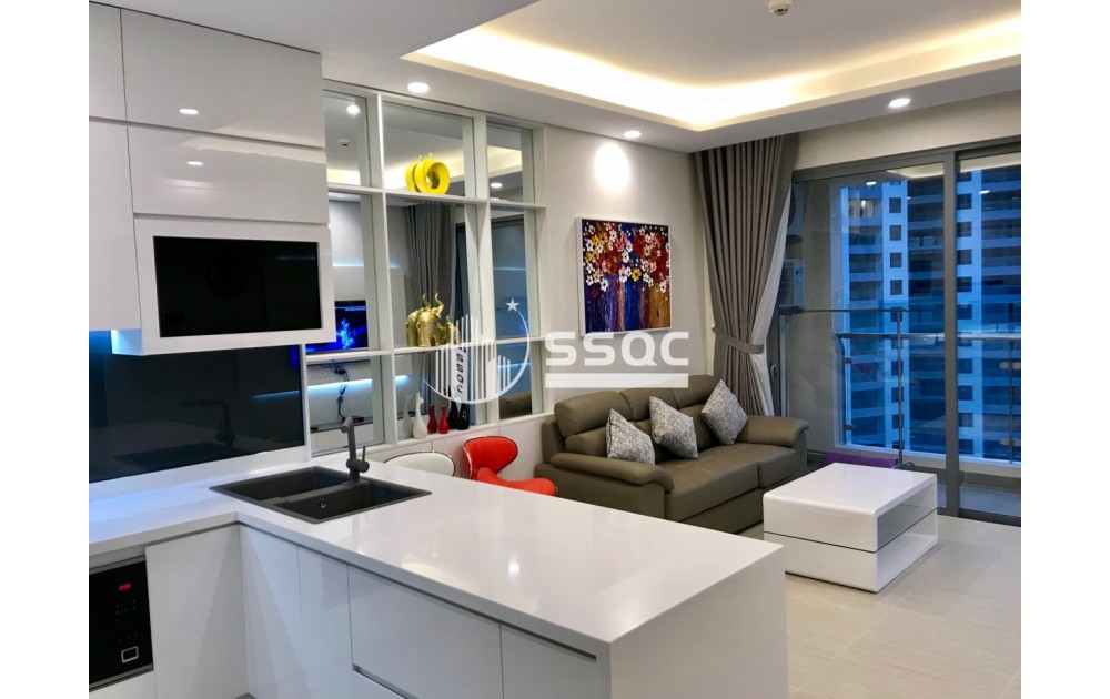 Bán căn hộ Đảo Kim Cương 1PN, view nội khu và sông, nhà đẹp giá tốt