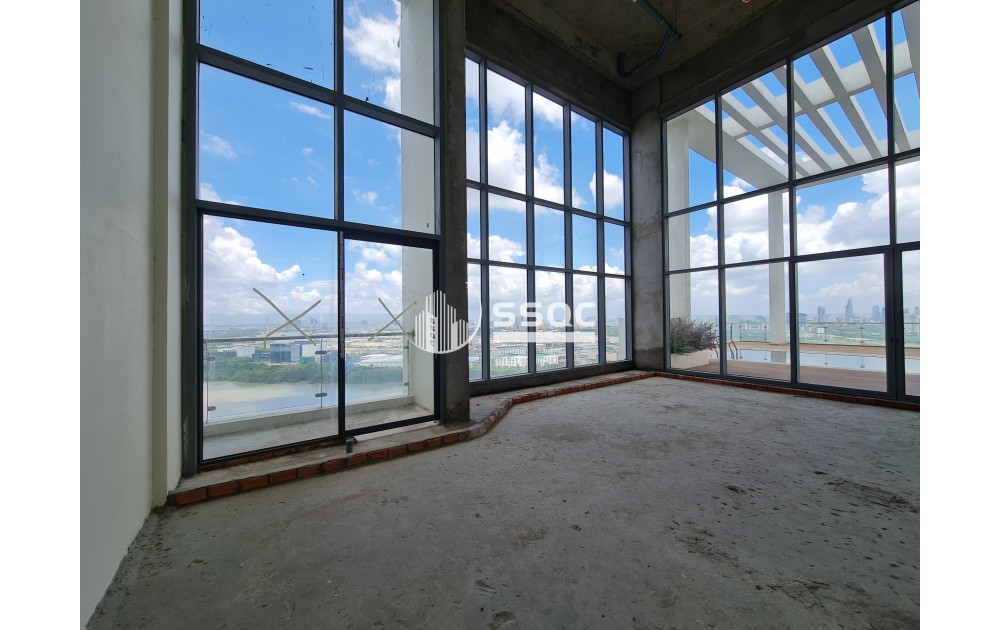 Penthouse Sky villa DT 566m2, view trực diện sông cực đẳng cấp