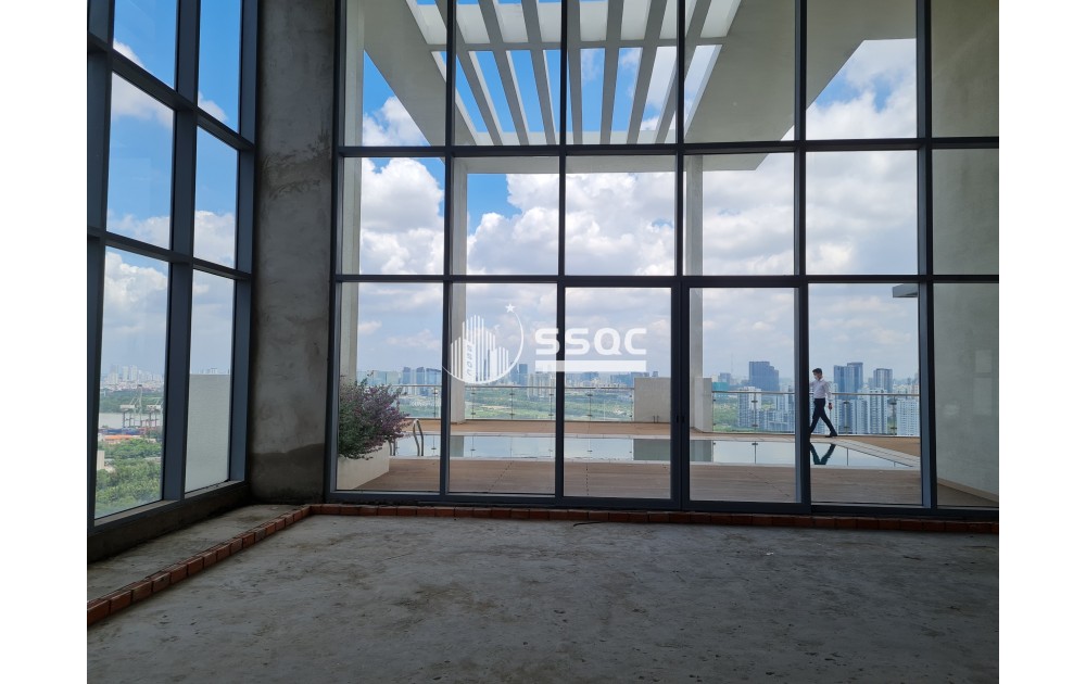 Penthouse Sky villa DT 566m2, view trực diện sông cực đẳng cấp