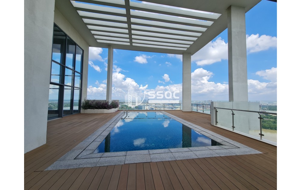 Penthouse Sky villa DT 566m2, view trực diện sông cực đẳng cấp