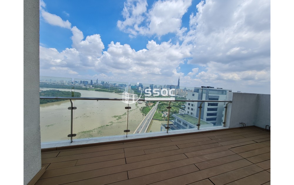 Penthouse Sky villa DT 566m2, view trực diện sông cực đẳng cấp