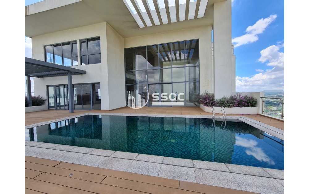 Penthouse Sky villa DT 566m2, view trực diện sông cực đẳng cấp