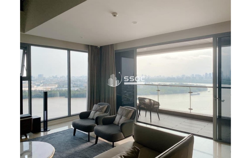DUPLEX 3 PHÒNG NGỦ VIEW SÔNG CHO THUÊ TẠI ĐẢO KIM CƯƠNG - 200M2 - FULL NT, 75 TR/TH