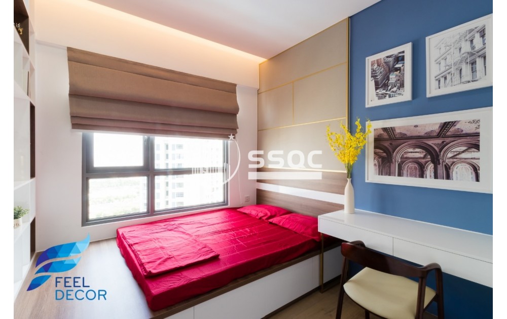 CĂN MỚI ! Cho thuê căn hộ 2 PN - Đảo Kim Cương, View sông, Full Nội thất - giá 23 triệu