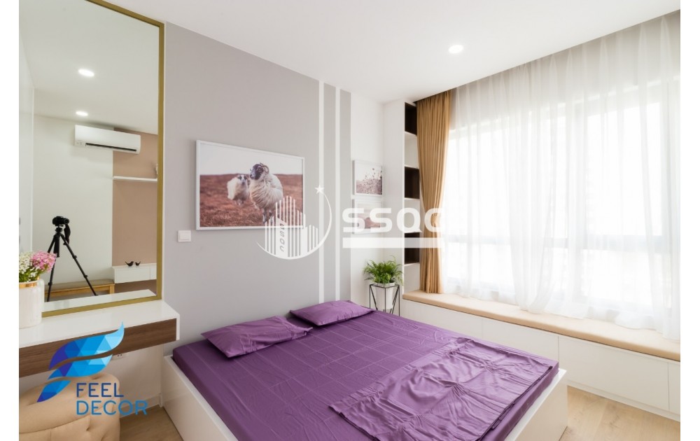 CĂN MỚI ! Cho thuê căn hộ 2 PN - Đảo Kim Cương, View sông, Full Nội thất - giá 23 triệu