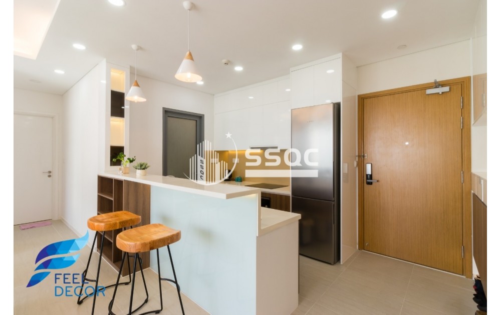 CĂN MỚI ! Cho thuê căn hộ 2 PN - Đảo Kim Cương, View sông, Full Nội thất - giá 23 triệu