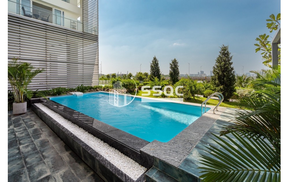 Pool Villa Đảo Kim Cương cho thuê 2 tầng, 5PN, 777m2 nội thất đẹp