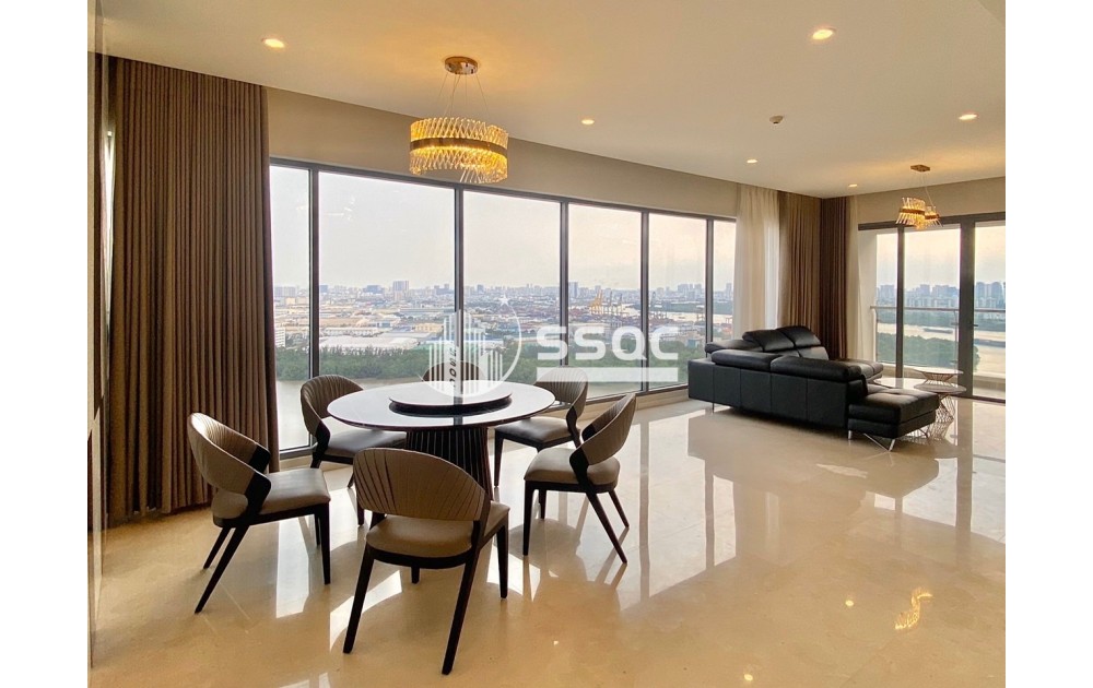 Căn hộ cao cấp 4PN - Diamond Island, Maldives Tower có sân vườn riêng