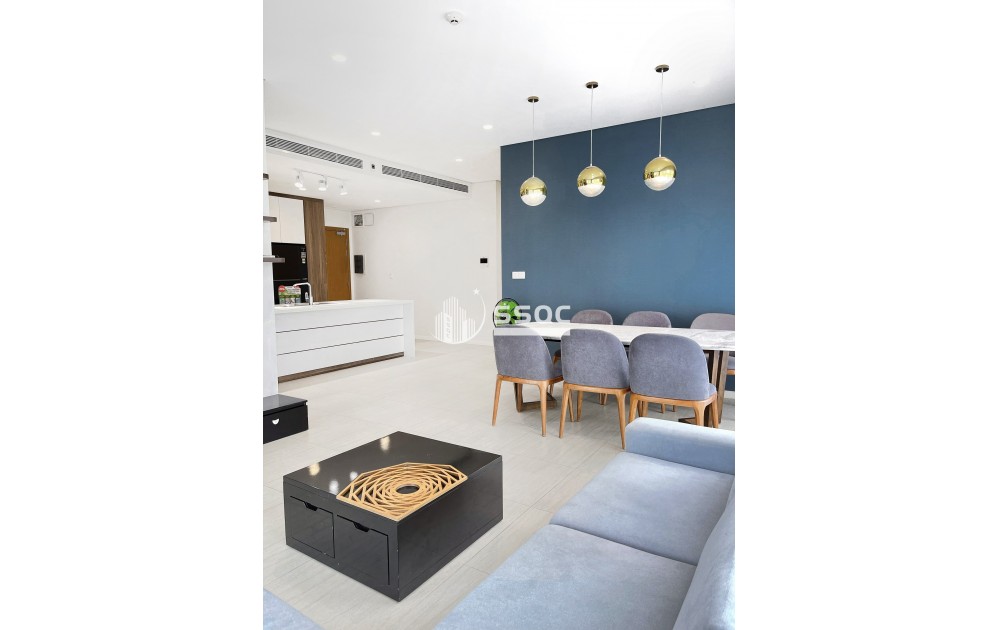 Căn 3PN giá chỉ 36 triệu kèm toàn bộ nội thất. 120m2, lầu cao view đẹp