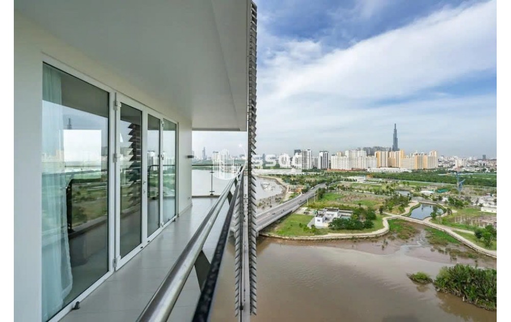 Đảo Kim Cương cho thuê căn hộ 4PN cao cấp - view sông Sài Gòn Quận 1 - trống sẵn