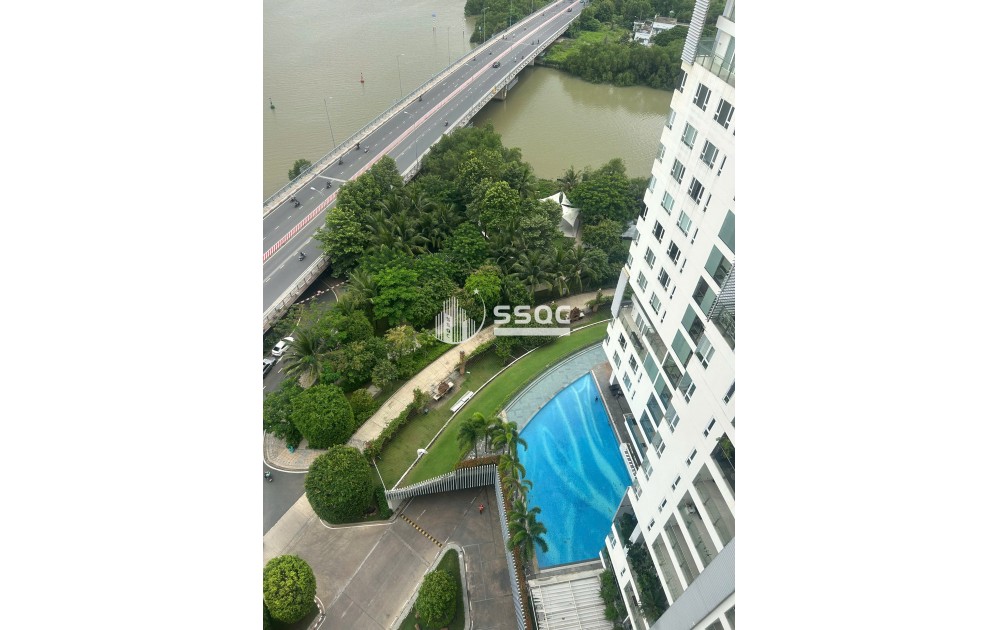 3PN LẦU CAO, CĂN GÓC VIEW SÔNG, THÁP BRILLIANT, DT 250M2, 65 TRIỆU/THÁNG