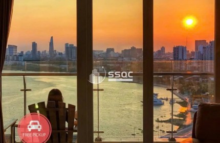 Đảo Kim Cương cho thuê căn hộ 4PN cao cấp - view sông Sài Gòn Quận 1 - trống sẵn