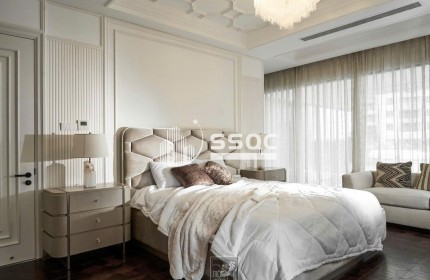Cho thuê pool villa sân vườn Đảo Kim Cương 4 phòng ngủ view sông