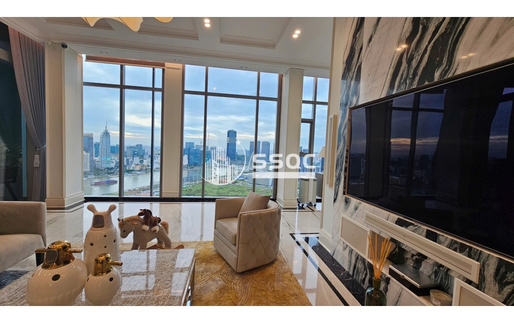 BÁN NHANH - PENTHOUSE EMPIRE CITY NỘI THẤT HIỆN ĐẠI VIEW CỰC ĐỈNH