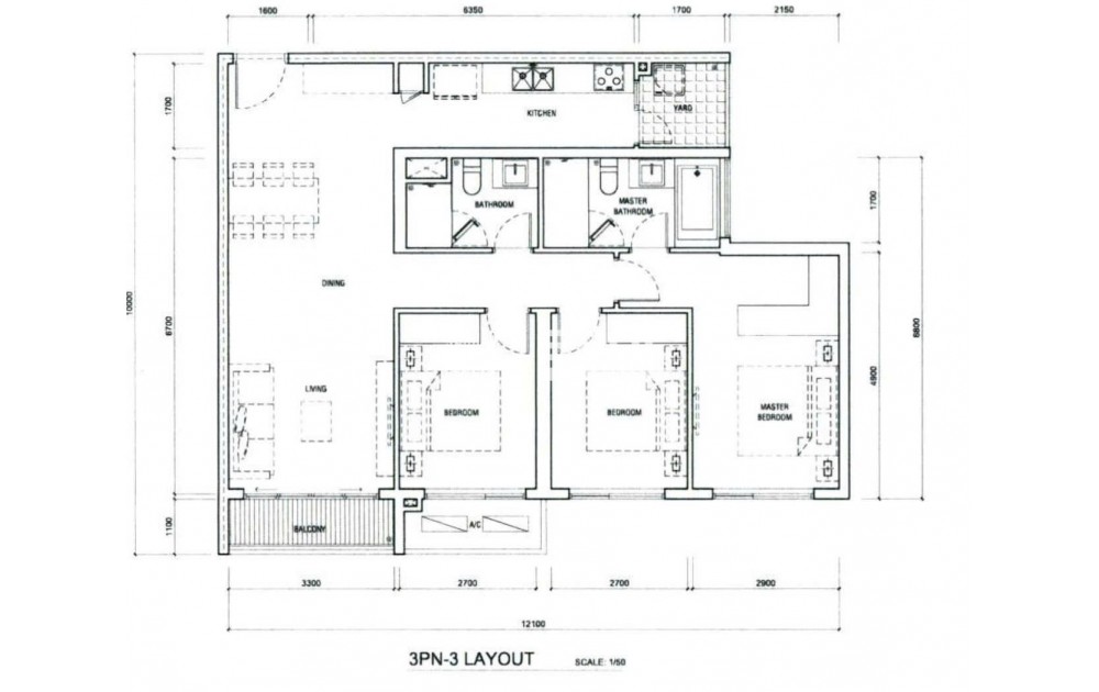 ONE VERANDAH – KHÔNG GIAN SỐNG 3 PHÒNG NGỦ, VIEW SÔNG THỦ THIÊM – NỘI THẤT CƠ BẢN, NHÀ SÁNG – THOÁNG – ĐẸP