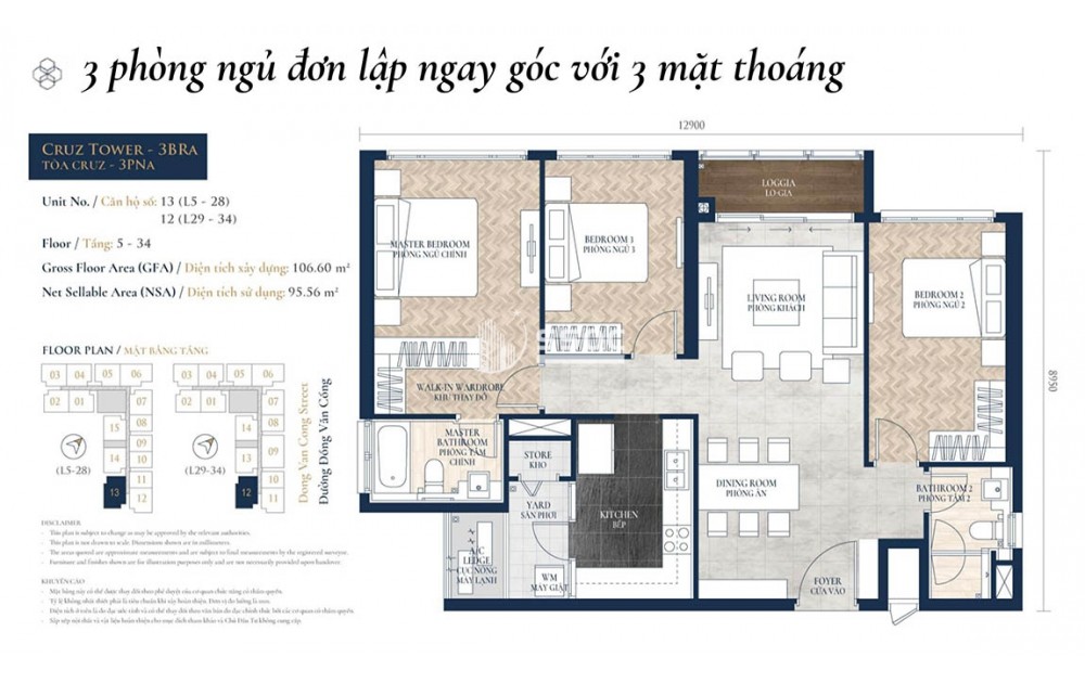 BÁN NHANH CĂN 3PN FELIZ EN VISTA – DIỆN TÍCH LỚN 107M2 – FULL NỘI THẤT CAO CẤP – CÓ SỔ | HIỀN 0908006009