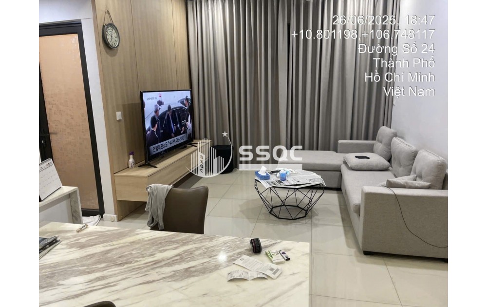 Estella Heights 2PN 103m2 tầng cao, full nội thất, view 2 hồ bơi xanh mát đẹp mê ly. LH 0901840059