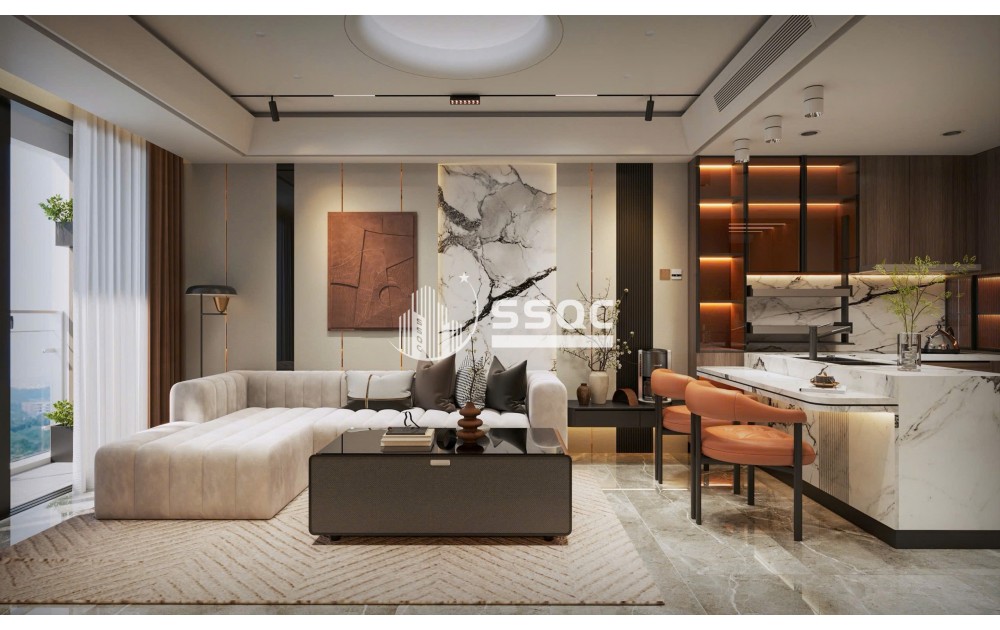 Bán căn hộ Estella Heights  1PN 59m2 mới làm nội thất Giá 8.8 tỷ