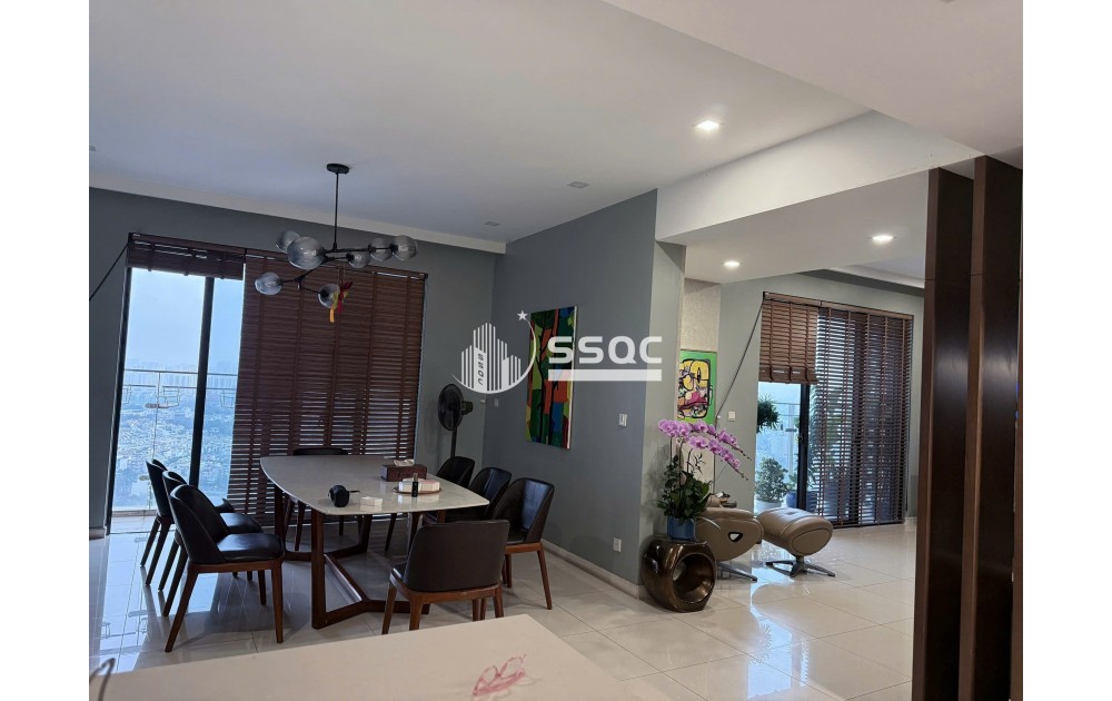 Bán căn hộ 4 phòng ngủ Estella Heights - DT siêu lớn 193m2 view thành phố pháo hoa rực rỡ - Giá 32 tỷ