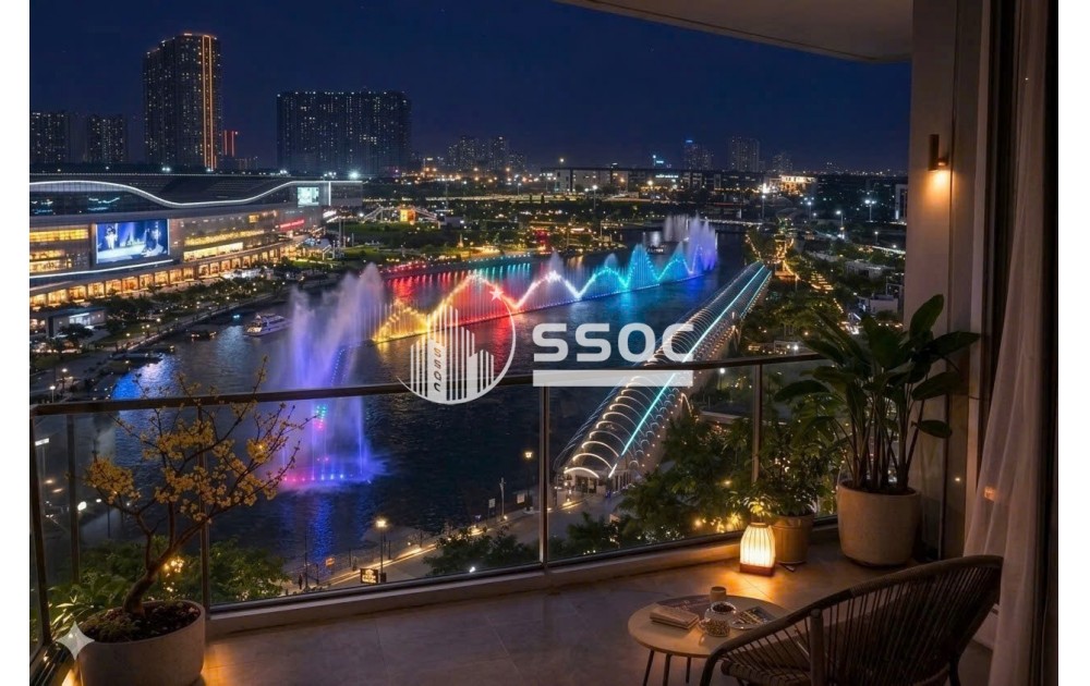 BÁN CĂN HỘ 4PN VIEW NHẠC NƯỚC - MASTERI COSMO CENTRAL - THE GLOBAL CITY, Q2
