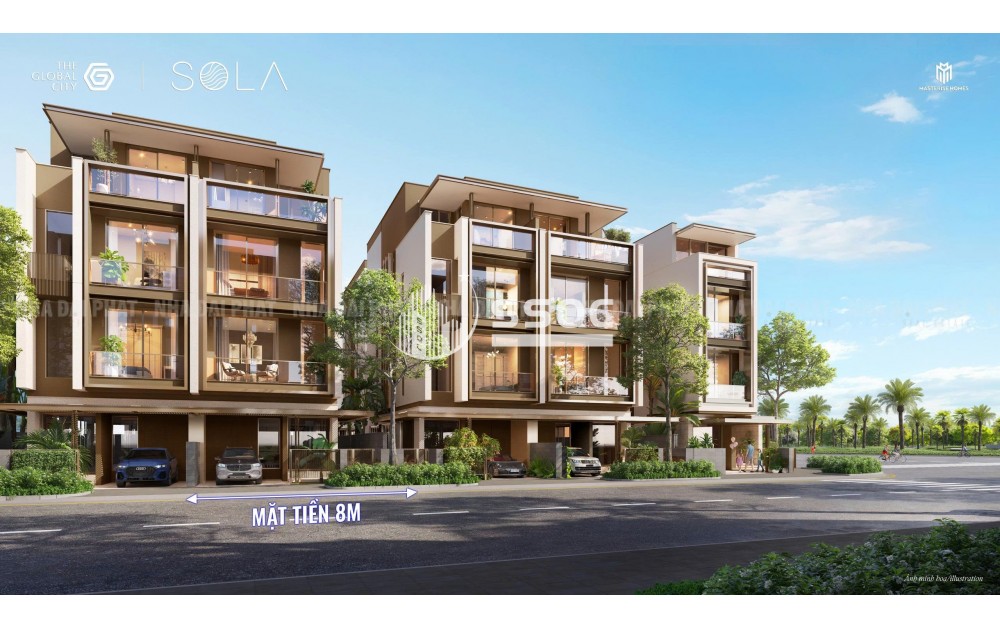 SỞ HỮU BIỆT THỰ ĐƠN LẬP, SONG LẬP - BÁN ĐẢO SOLA - THE GLOBAL CITY, Q2, HCM