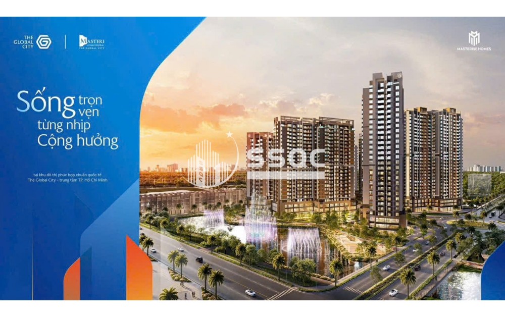 THE GLOBAL CĂN HỘ 2PN, GIÁ TỐT - COSMO CENTRAL, Q2