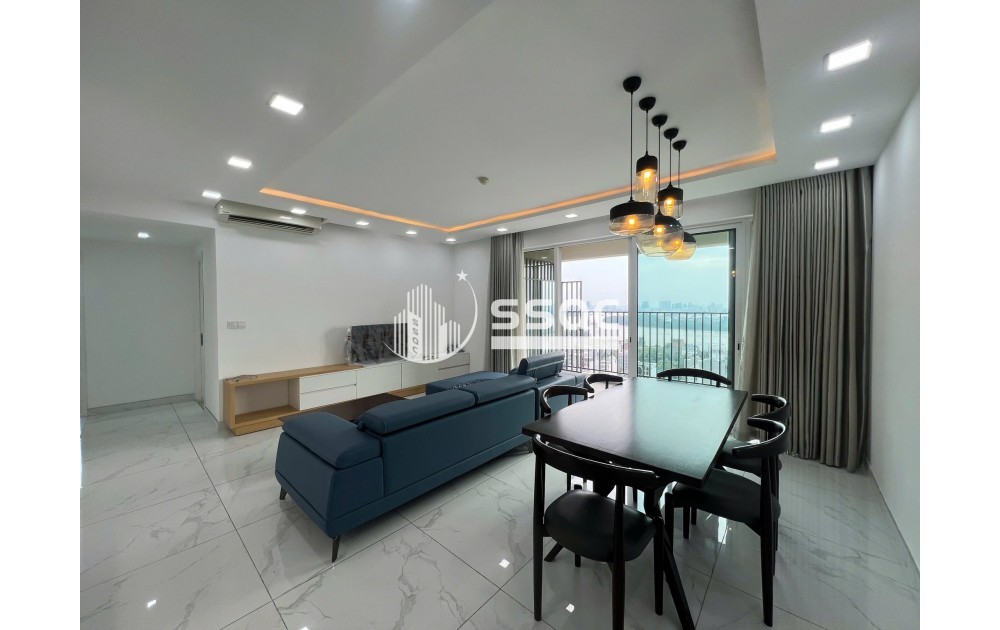 Cho thuê căn hộ 3 phòng ngủ Vista Verde full nội thất - view sông trực diện