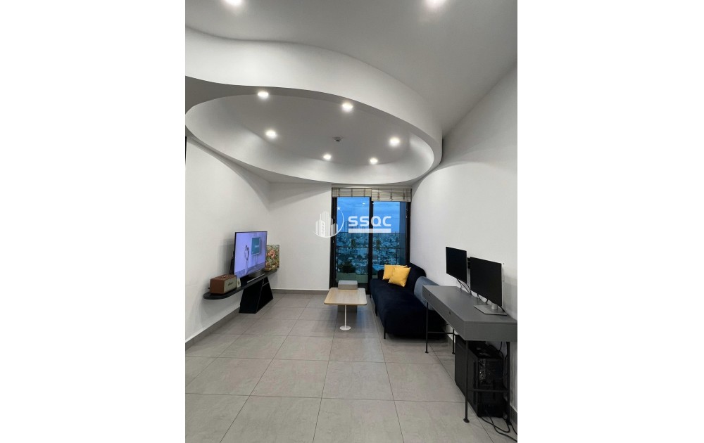 Tin thật 100% - Bán căn hộ 1 phòng ngủ full nội thất hiện đại - tầng cao view đẹp - sẵn sổ hồng