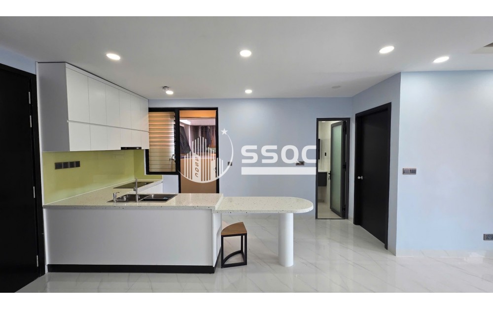 Tin thật 100% - Bán căn hộ 1 phòng ngủ full nội thất hiện đại - tầng cao view đẹp - sẵn sổ hồng