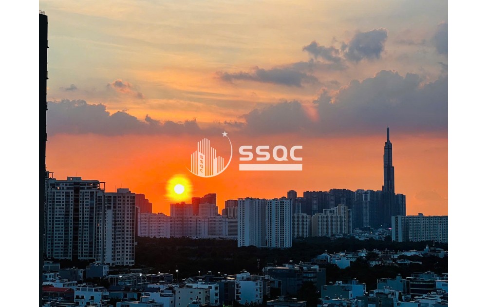 Chuyển nhượng căn hộ 2PN đầy đủ nội thất sẵn sổ hồng ban công tây bắc
