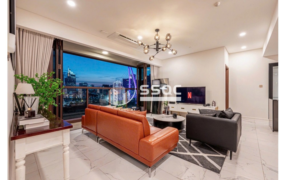 cho thuê galleria - metropole thủ thiêm 3pn - 2wc view cầu ba son, sông sài gòn