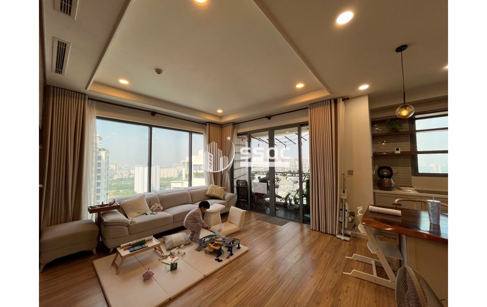 ĐẢO KIM CƯƠNG- CĂN HỘ CAO CẤP 3 PHÒNG NGỦ TẦNG 26 – 117m² – FULL NỘI THẤT XỊN – THIẾT KẾ 2PN + 1 SIÊU RỘNG – CHỈ 42TR/THÁNG 