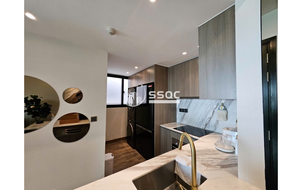 BÁN 1PN, 7.8 TỶ, 58M2,  FELIZ EN VISTA, QUẬN 2, NỘI THẤT CƠ BẢN, NHÀ ĐẸP