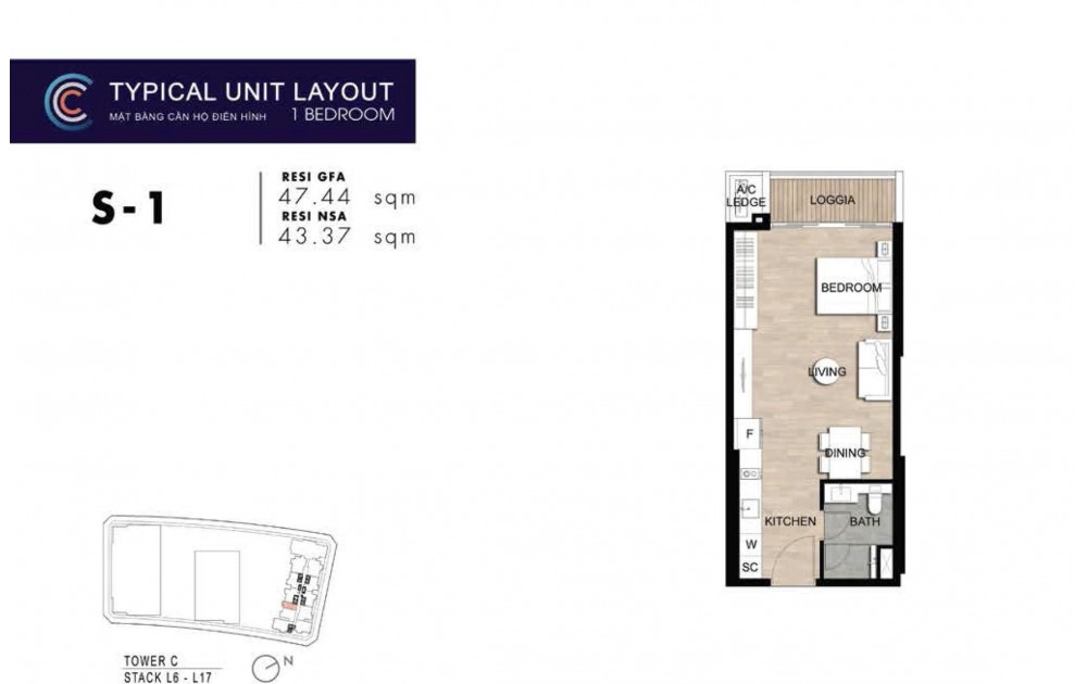 METROBOLE: CẦN BÁN CĂN 1PN, 47m2, FULL NT, GIÁ 13 TỶ, SH