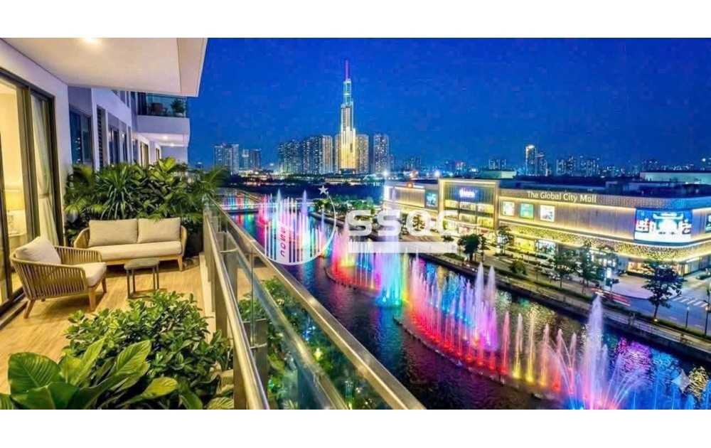 THE GLOBAL CÓ BÁN NHÀ ĐẸP - THÁP CT3 - CT4 - 2 PHÒNG, 3 PHÒNG - VIEW NHẠC NƯỚC SIÊU ĐẸP.