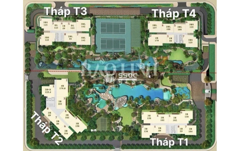 CHO THUÊ CĂN HỘ ESTELLA HEIGHTS – 3PN | TOÀ T3 | TẦNG THẤP | 145M² | FULL NỘI THẤT | BAN CÔNG RỘNG | 3,300 USD/THÁNG