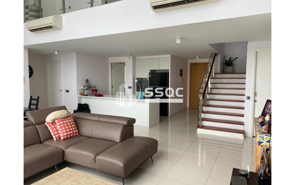 CHO THUÊ PENTHOUSE THE ESTELLA – THÁP 3B, 252M², TẦNG 22, NỘI THẤT CƠ BẢN, 4.500 USD/THÁNG, KHÔNG GIAN SỐNG THƯỢNG LƯU