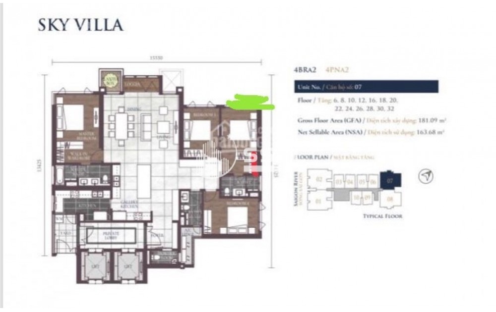 Bán căn hộ 4 phòng ngủ - FELIZ EN VISTA - không giang sống xanh, cao cấp bật nhất Quận 2 - HCM