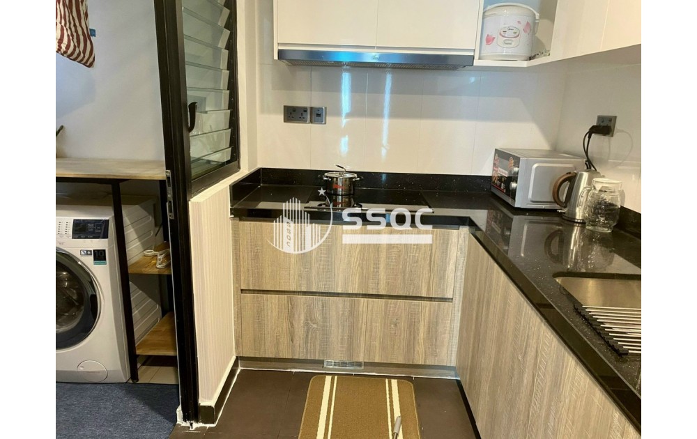 Cho thuê căn hộ 1 phòng ngủ Feliz En Vista - DT 58m2 - Full nội thất - giá 19 triệu/tháng