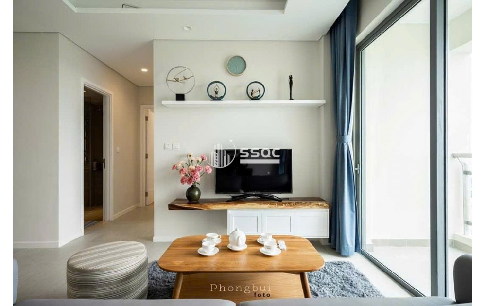 Bán căn lầu cao trục 09 căn 2PN mát nhất tháp Bora Full nt đẹp thiết kế