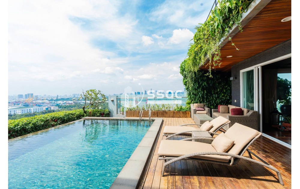 SIÊU PHẨM DUPLEX ĐẢO KIM CƯƠNG – 590M² – 4PN – FULL – GIÁ 120 TỶ