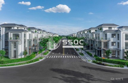 Bán biệt thự song lập mặt tiền đường 25m2 dự án Gladia Khang Điền - DT 331m2