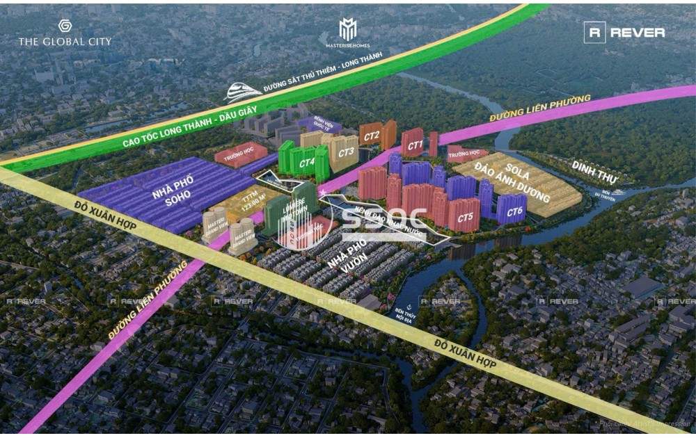 SỞ HỮU CĂN VIEW NHẠC NƯỚC THE GLOBAL CITY | 57M² | 1PN+1 | GIÁ HẤP DẪN