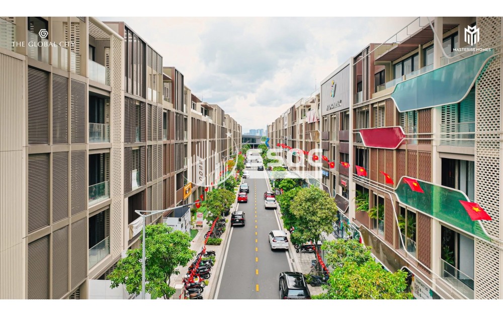 [CHO THUÊ] SHOPHOUSE SOHO - THE GLOBAL CITY - MẶT TIỀN ĐƯỜNG N2 (20M)