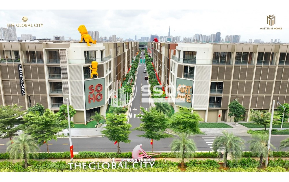 [CHO THUÊ] SHOPHOUSE SOHO - THE GLOBAL CITY - MẶT TIỀN ĐƯỜNG N2 (20M)