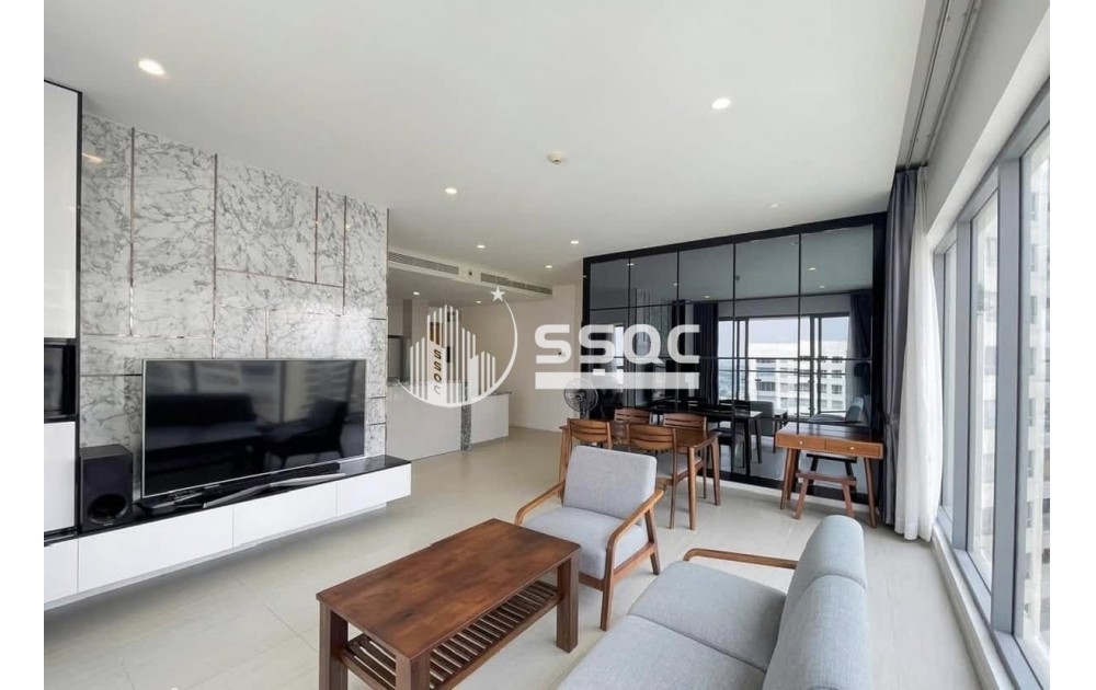 Cho thuê căn hộ 3 phòng ngủ 117m² – view hồ bơi đẹp | Đảo Kim Cương