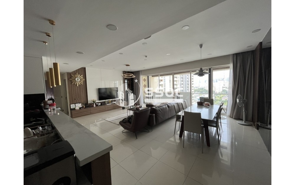 Cho thuê căn hộ 3 phòng ngủ The Estella - DT 171m2 - View hồ bơi - giá 65 triệu/tháng