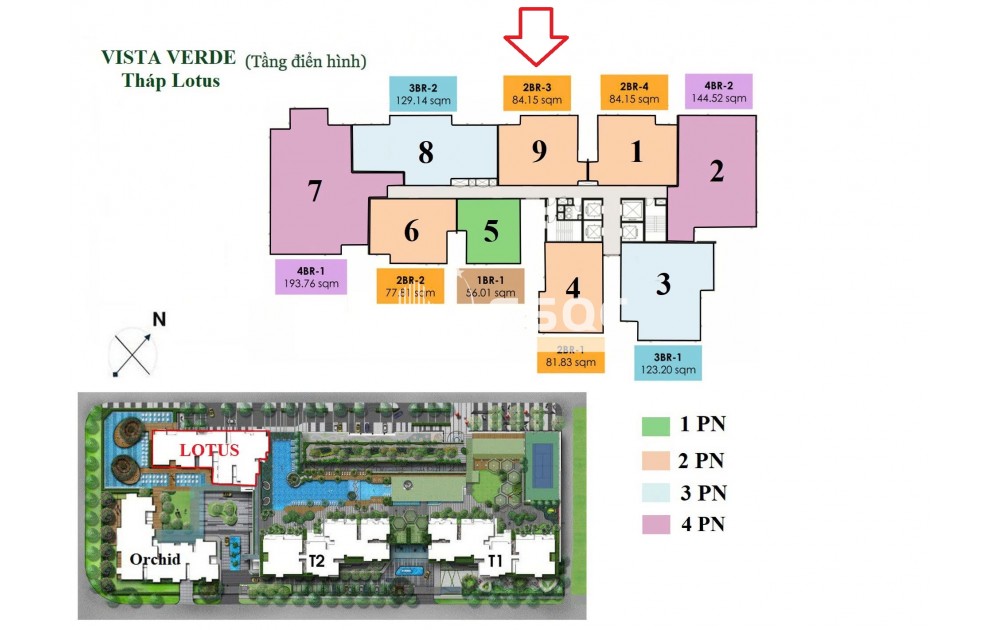 CHO THUÊ 2PN, VISTA VERDE, FULL NỘI THẤT, GIÁ 17TR, FULL NỘI THẤT, THÁNG 7-8 Ở