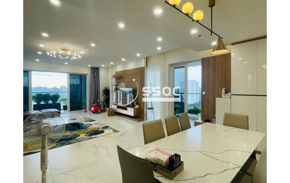 Cho thuê siêu phẩm căn hộ tháp Brilliant Đảo Kim Cương diện tích 254m2, view trực diện Quận 1, giá 100 triệu/tháng.